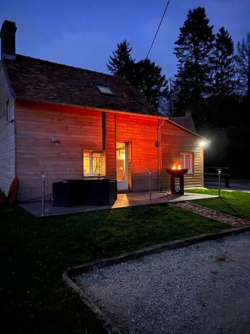 Cottage Cocooning Romantique Avec Jaccuzzi Prive Ancinnes Ngoại thất bức ảnh